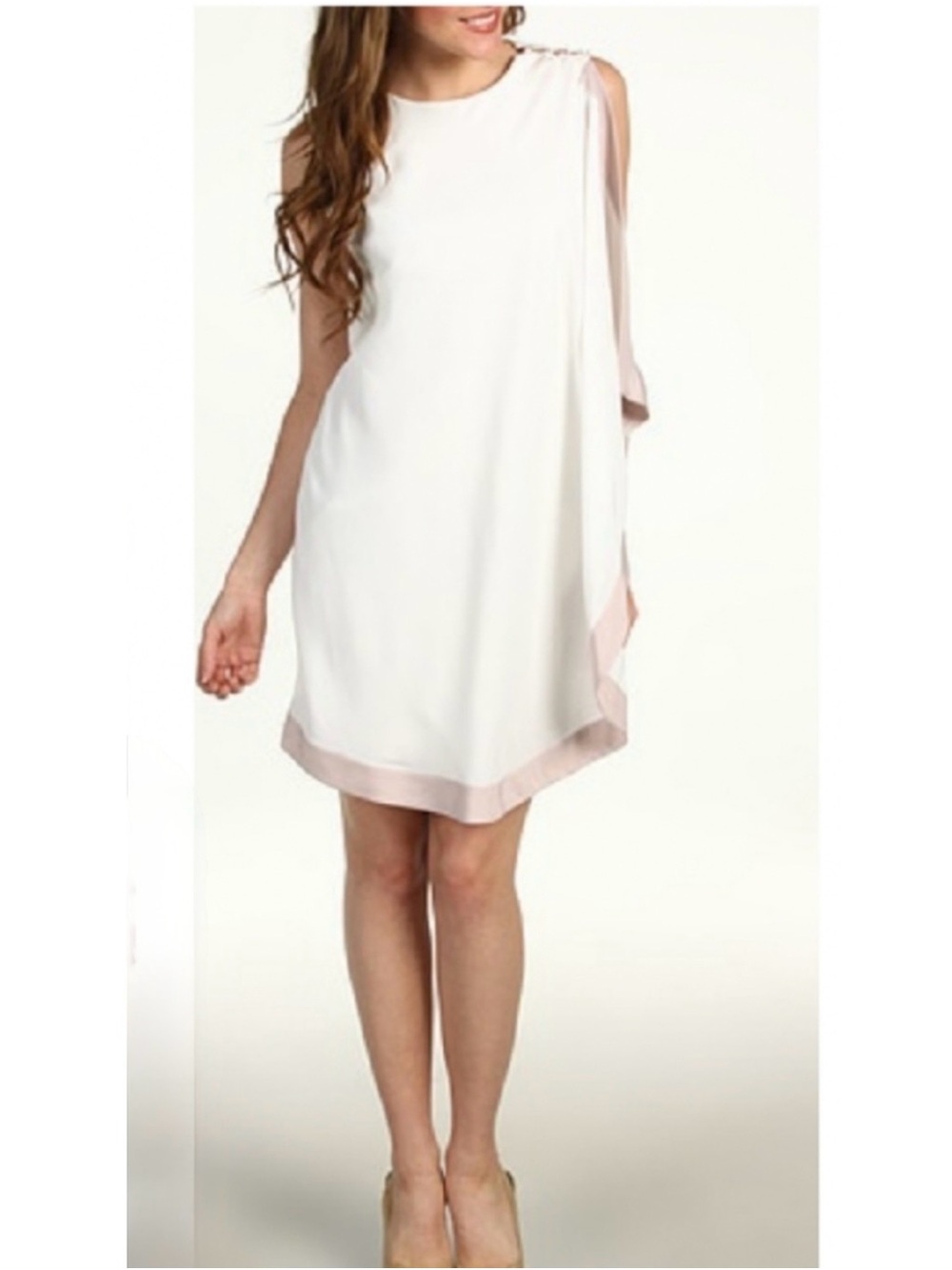 Ted Baker Tunic Bolty Asymmetrical Draped Dress 0 - Picture 3 of 14